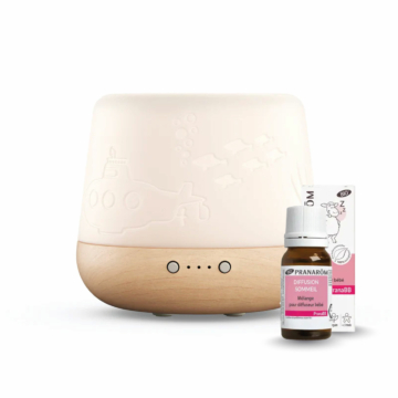 CERA BÉBÉ DIFFÚZOR & PRANABB ÉDES ÁLOM ILLÓOLAJKEVERÉK DIFFÚZORBA BIO