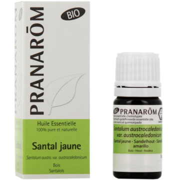 KALEDÓNIAI/SÁRGA SZANTÁLFA - SANTALUM AUSTROCALEDONICUM VAR. AUSTROCALEDONICUM BIO 5 ML