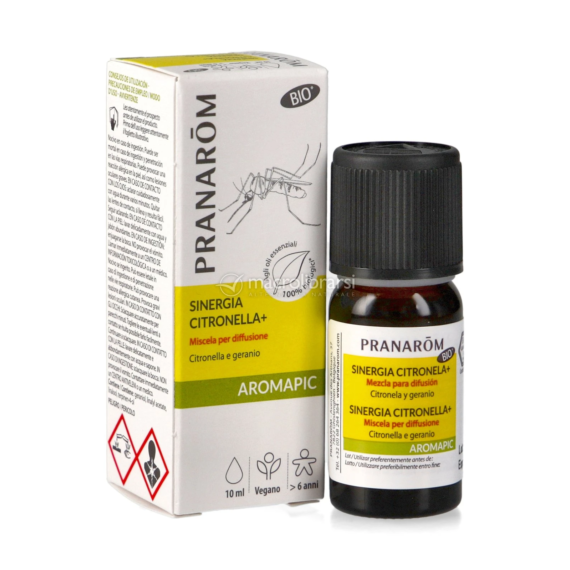 AROMAPIC CITRONELLA SZÚNYOG- ÉS ROVARRIASZTÓ ILLÓOLAJKEVERÉK DIFFÚZORBA BIO 10 ML